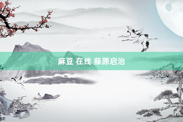 麻豆 在线 藤原启治