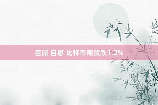 巨屌 自慰 比特币期货跌1.2%